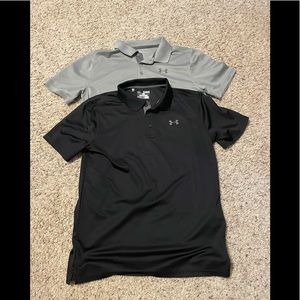 Barely worn under armour golf shirts youth x- large